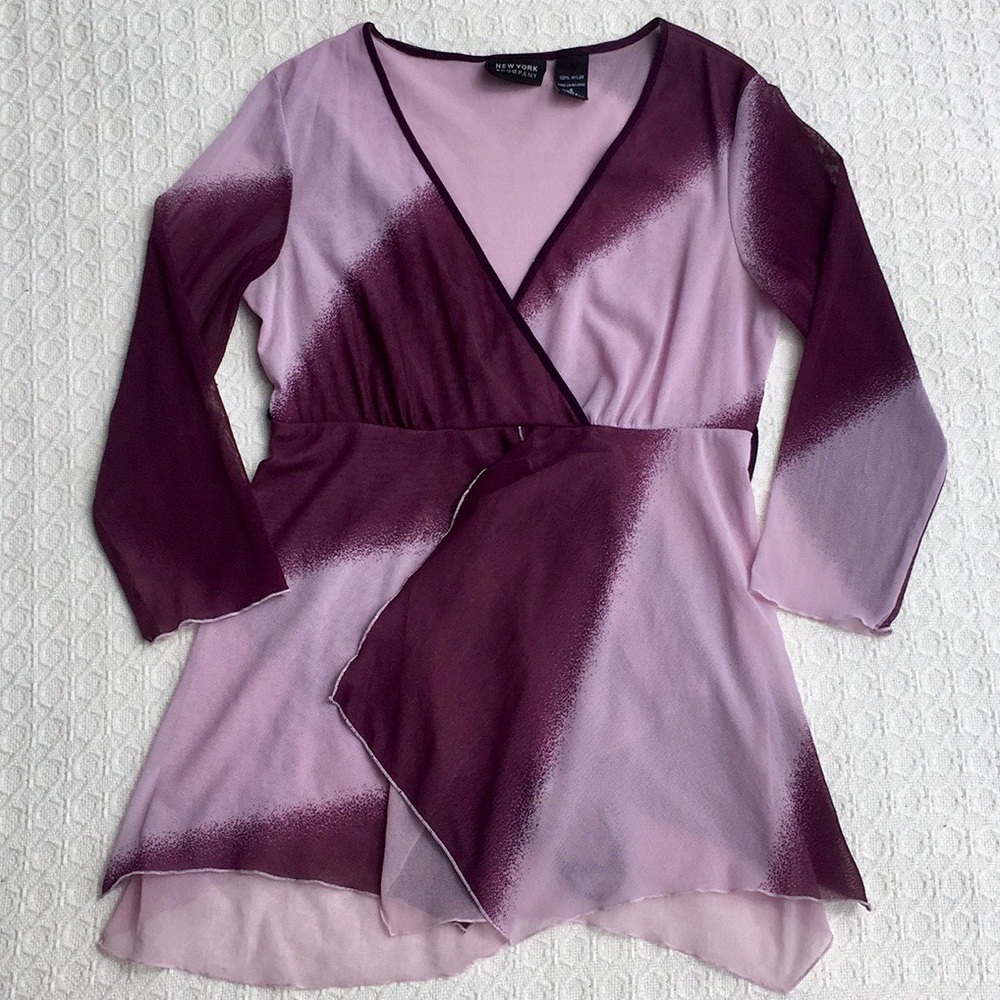 NEW YORK & COMPANY BOHEMIAN FESTIVAL BLOUSE